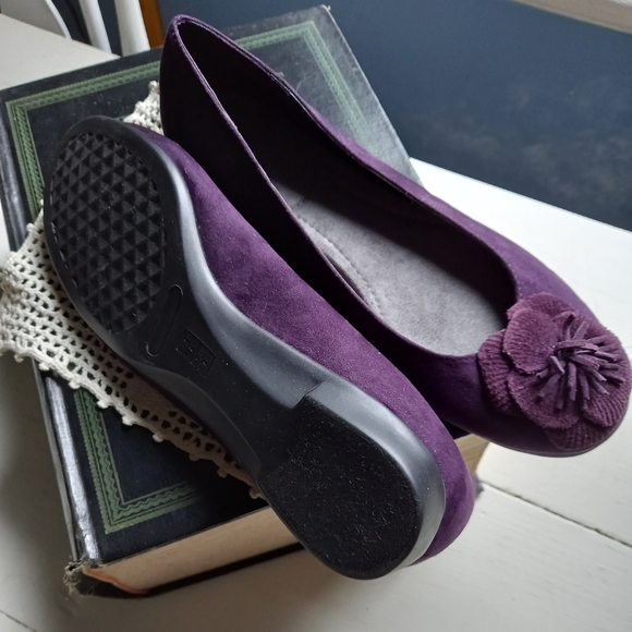 Merona purple suede flats - Picture 2 of 5